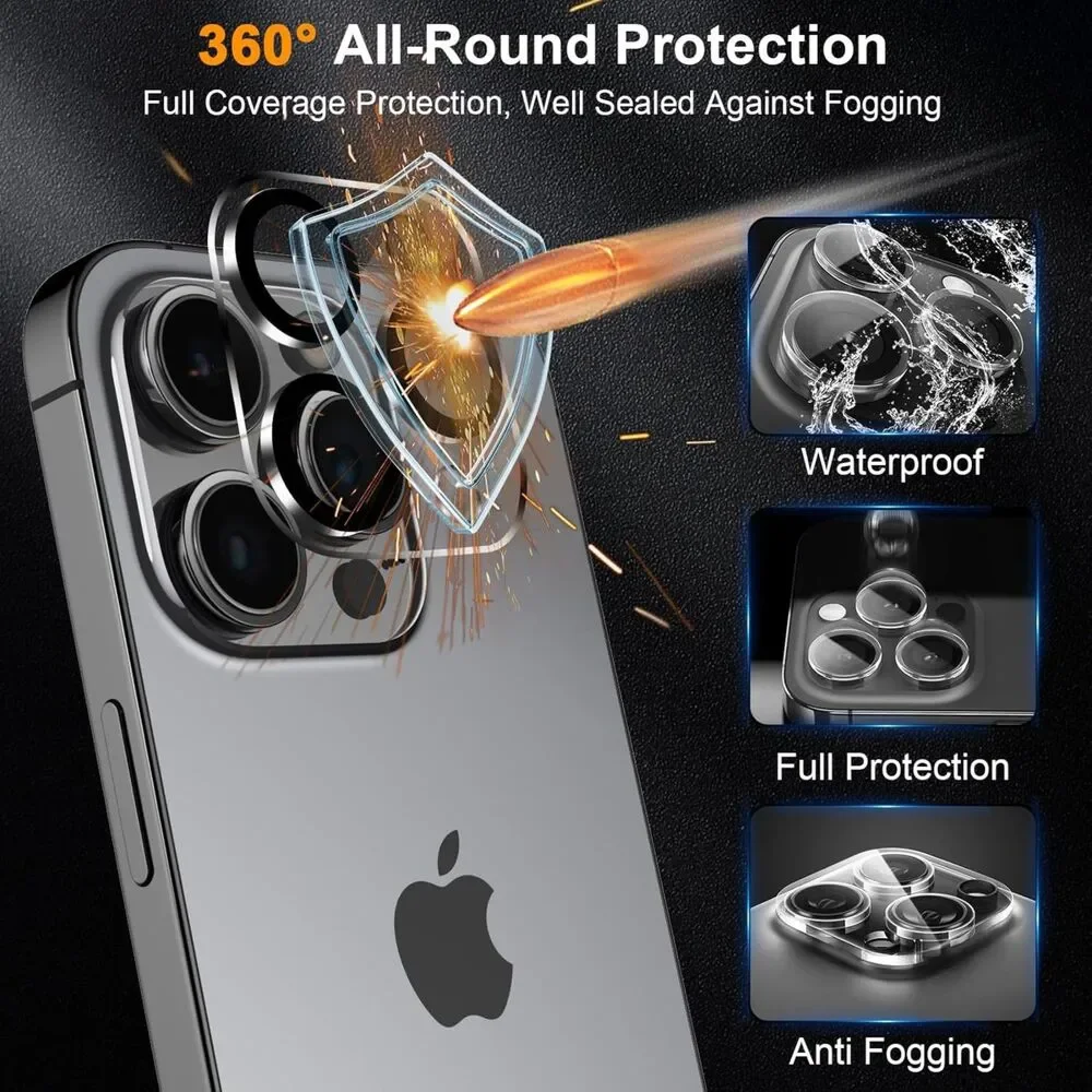 3 Pack Screen Protector for iPhone 14, Camera Lens Protector,  20H-164PH003